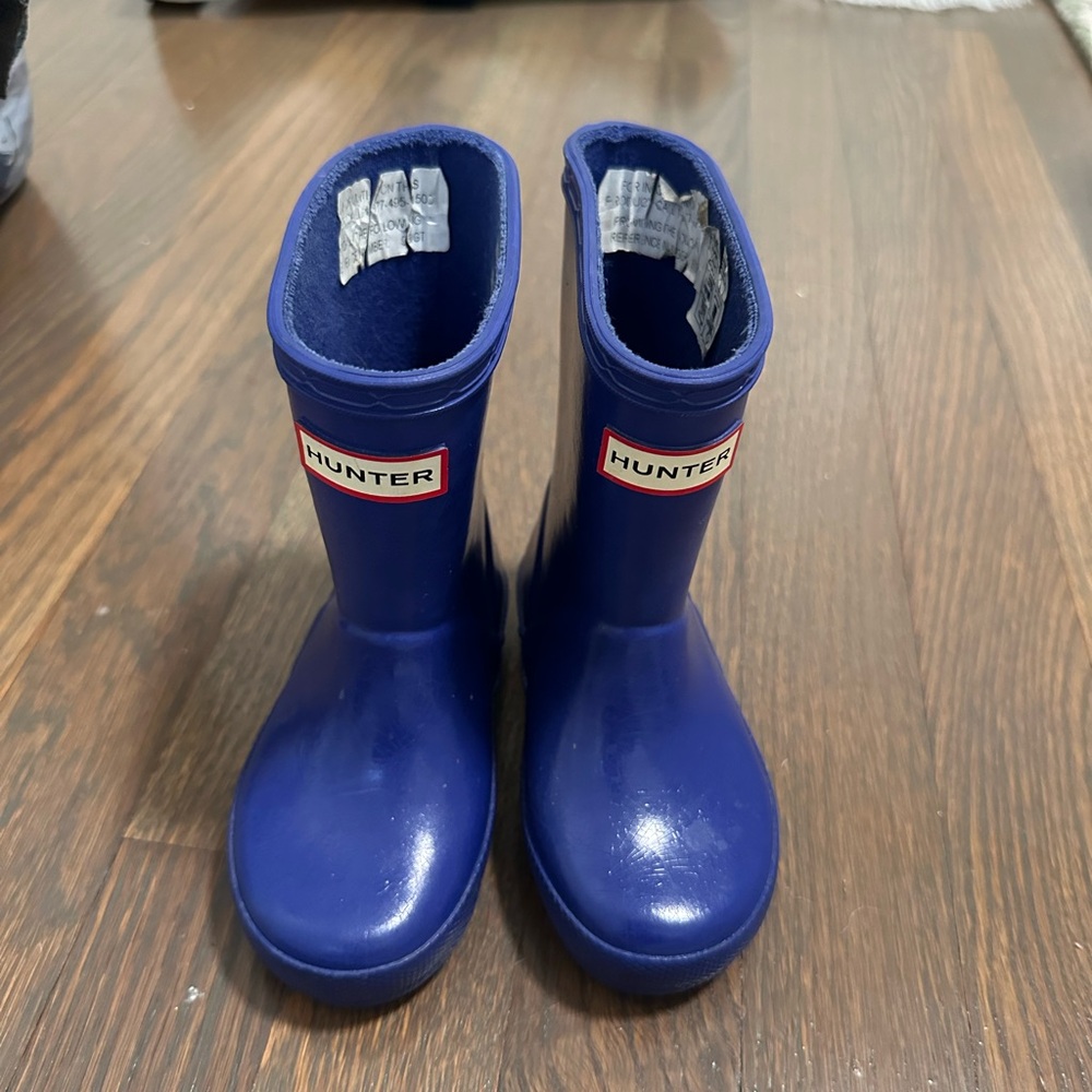 Kids Blue Hunter boots